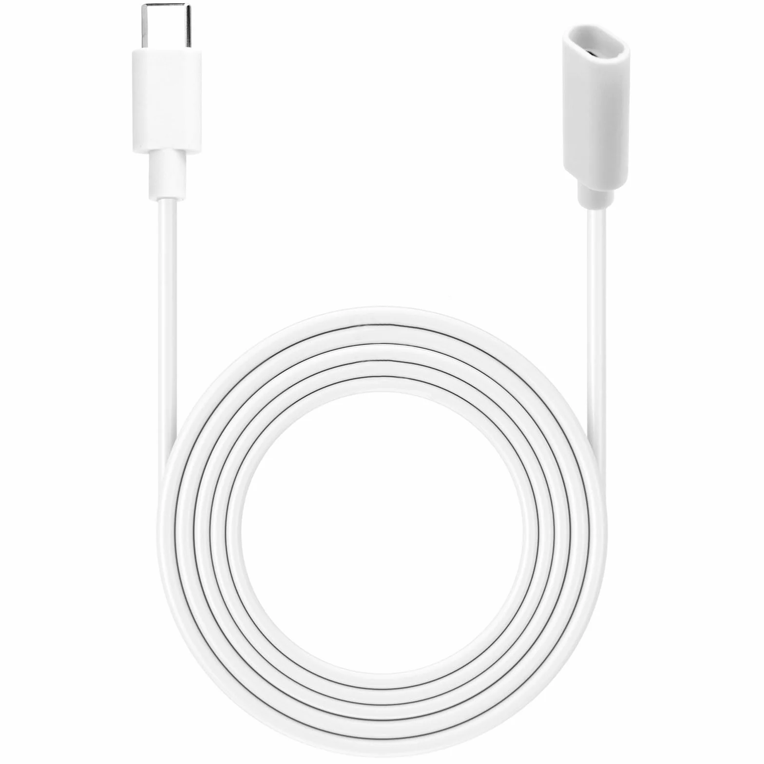 Przedłużacz USB-C Męski do Żeńskiego, 6m Długi Przedłużacz w Kształcie C Zgodny z Kamerą Wewnętrzną Pan-Tilt (Wersja 2024)/ Ładowarka Mag-Safe